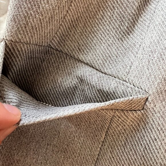 Sz 6 / Small 🌸 Gray Calvin Klein blazer - longline length jacket! Sleek! - Picture 9 of 15